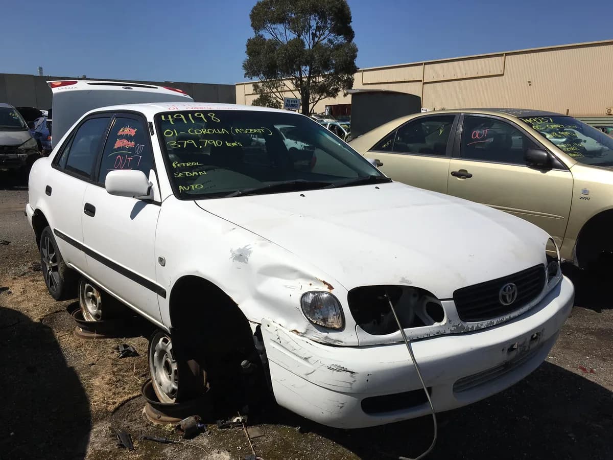 2001 Toyota Corolla at Campbellfield
