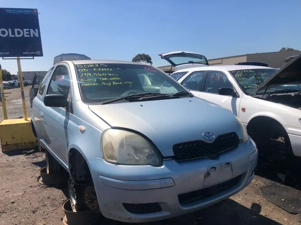 2003 Toyota Echo at Campbellfield