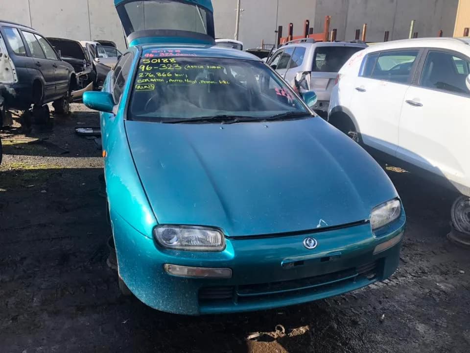 1996 Mazda 323 at Campbellfield