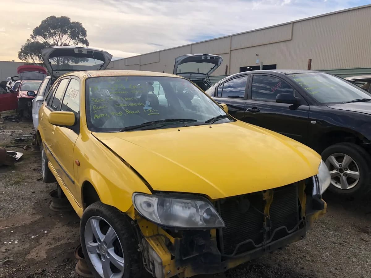 2001 Mazda 323 at Campbellfield