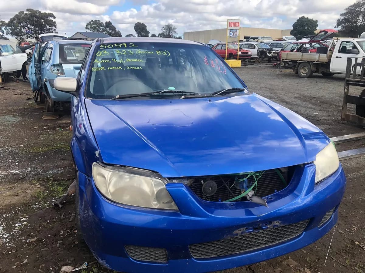 2003 Mazda 323 at Campbellfield
