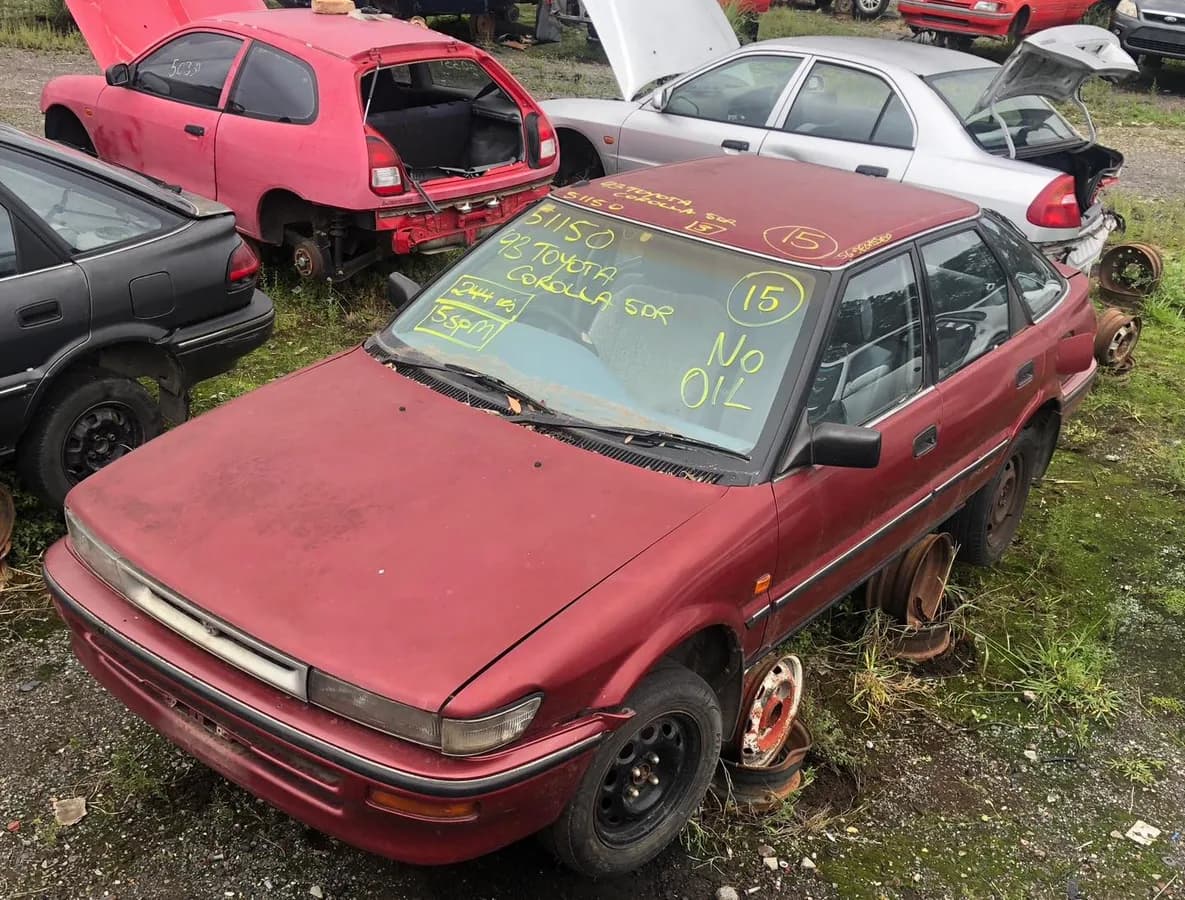 1993 Toyota Corolla at Kilsyth