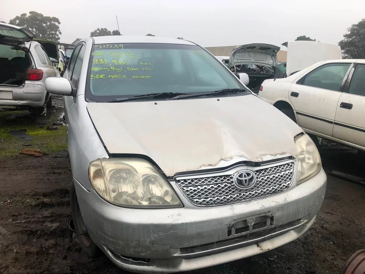 2002 Toyota Corolla at Campbellfield