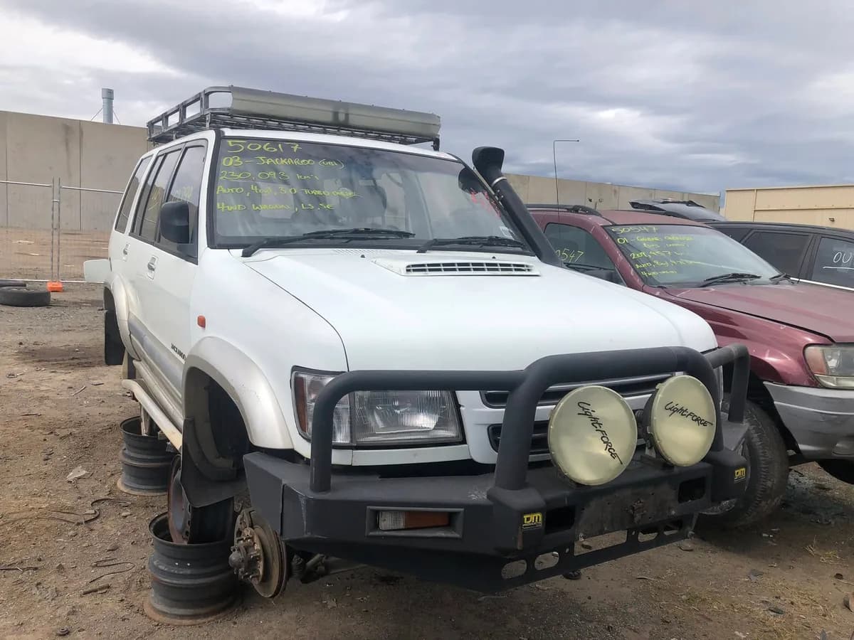 2003 Holden Jackaroo at Campbellfield