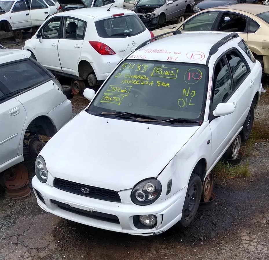 2001 Subaru Impreza at Kilsyth