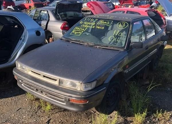 1991 Toyota Corolla at Kilsyth