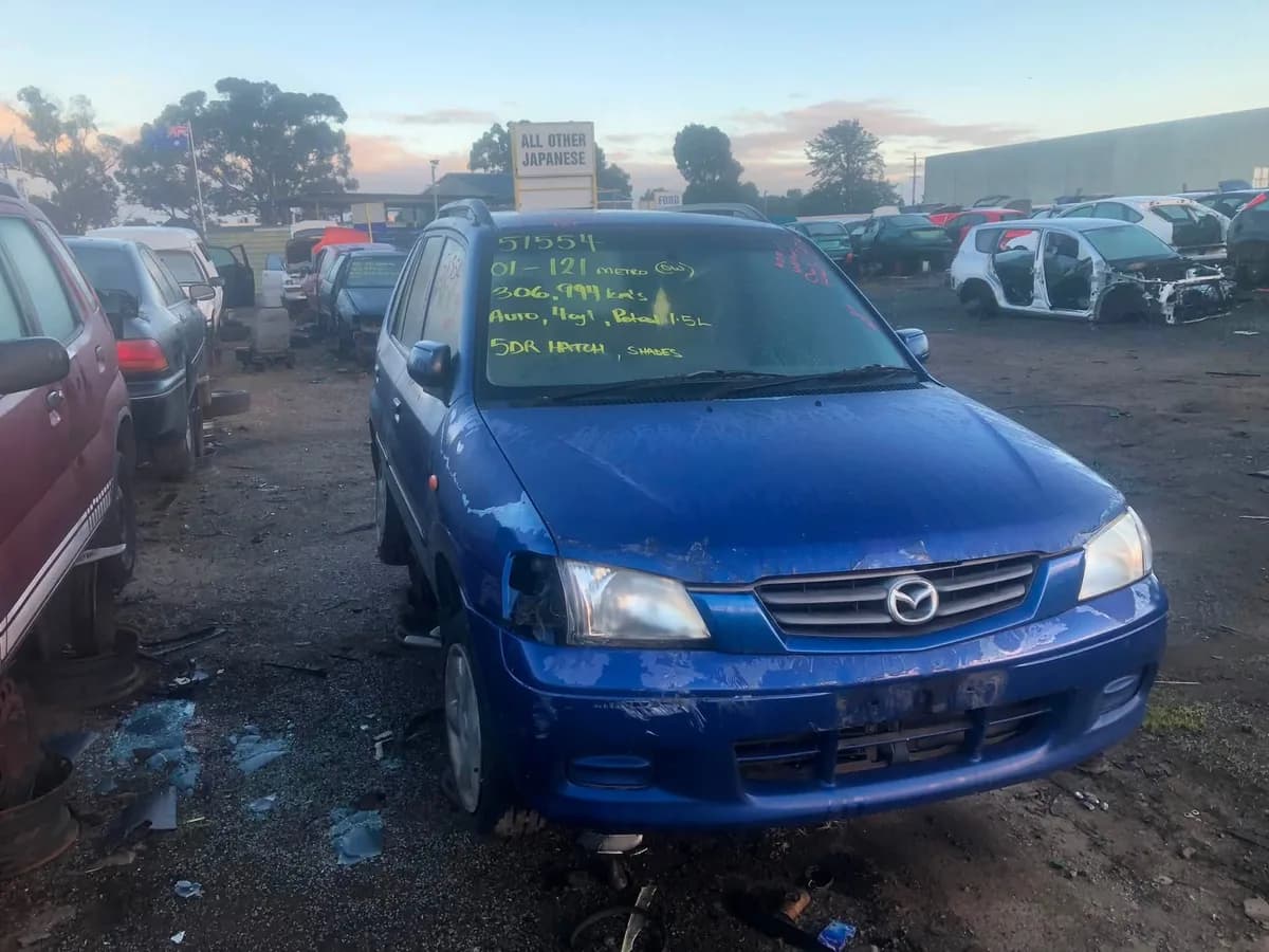 2001 Mazda 121 at Campbellfield