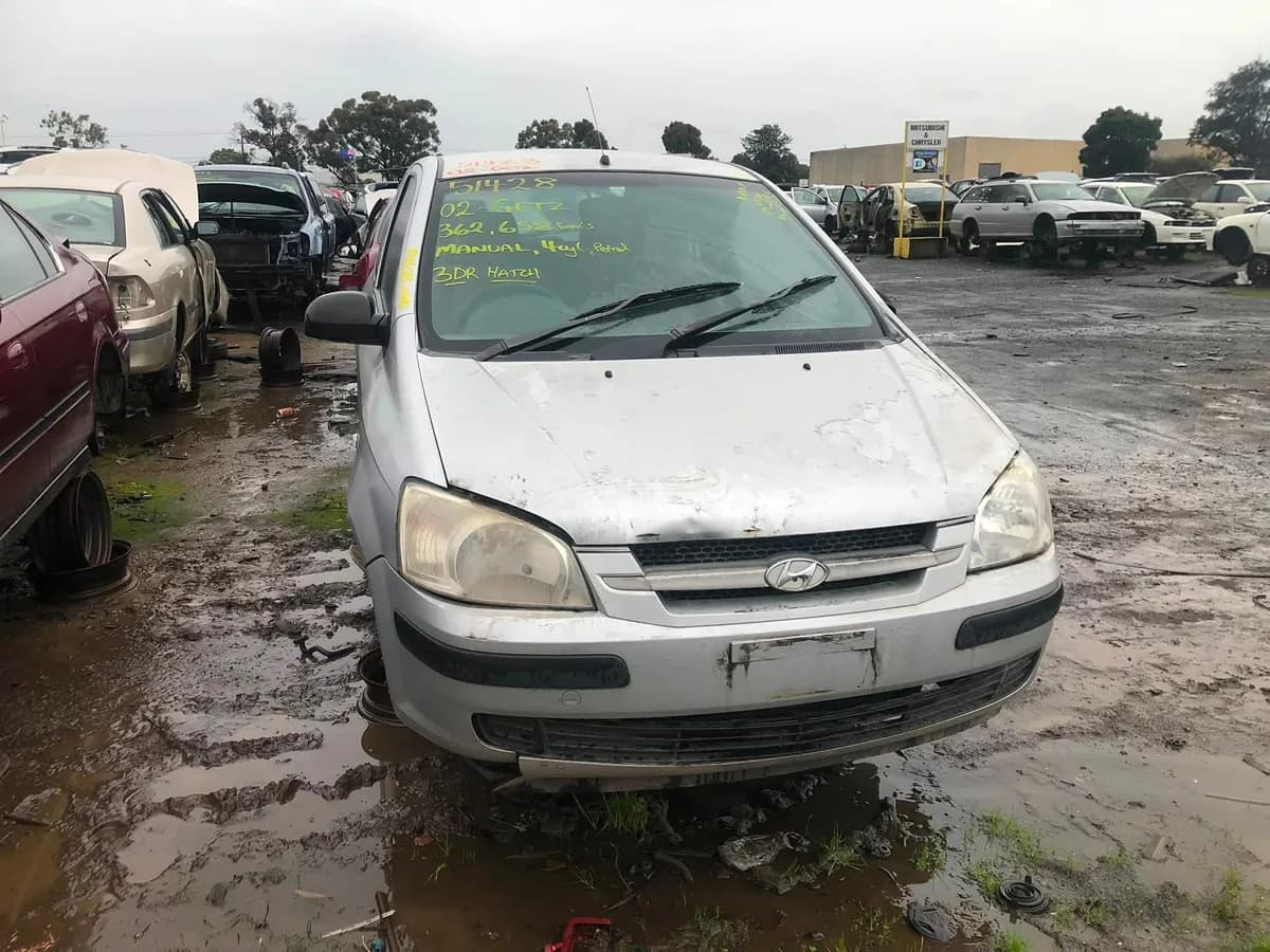 2002 Hyundai Getz at Campbellfield