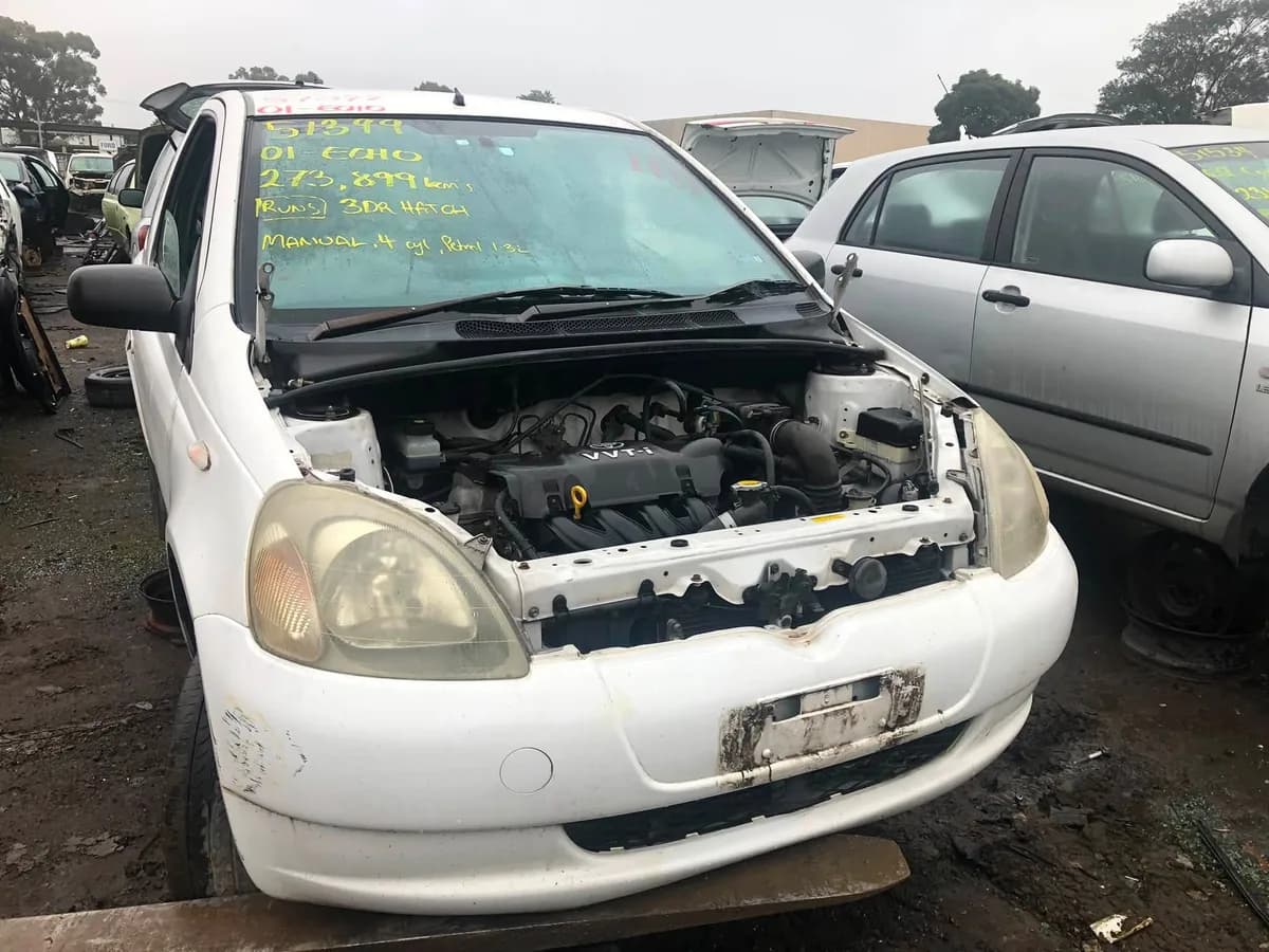 2001 Toyota Echo at Campbellfield