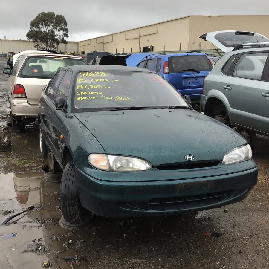 1995 Hyundai Excel at Campbellfield