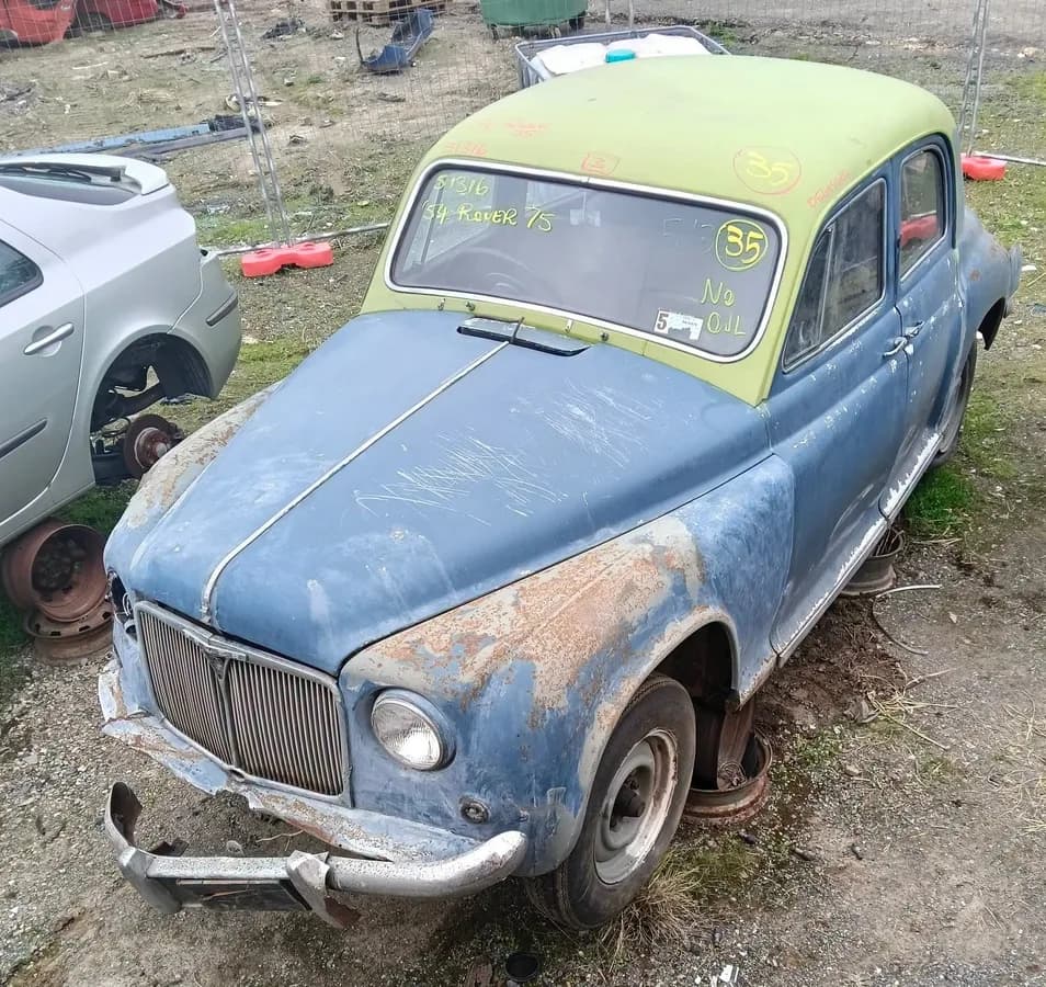 1954 Rover 75 at Kilsyth