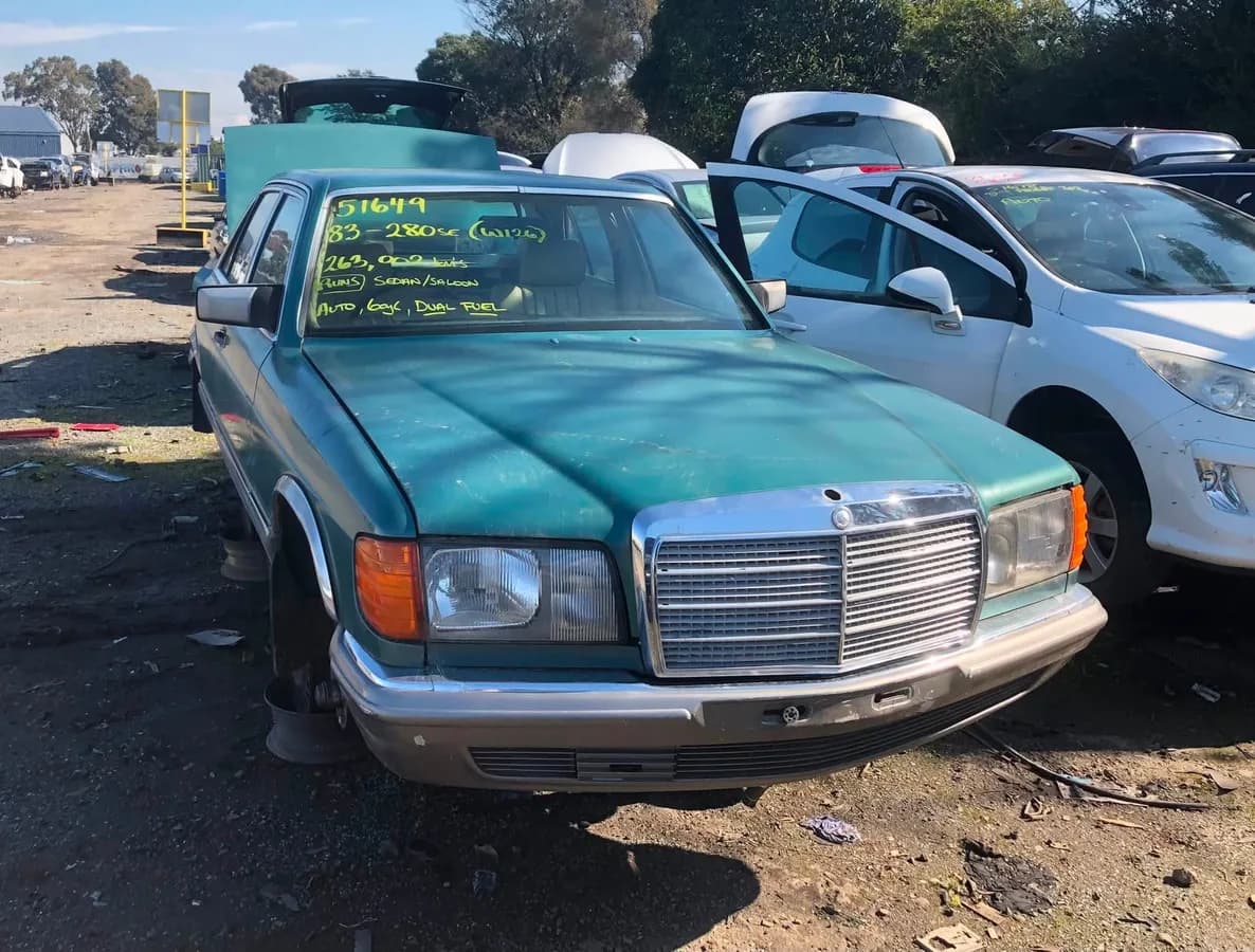 1983 Mercedes-Benz 280se at Campbellfield